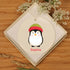 Personalised Christmas Ceramic Hanging Decoration - Penguin