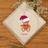 Personalised Christmas Ceramic Hanging Decoration - Teddy