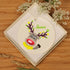 Personalised Christmas Ceramic Hanging Decoration - Reindeer Lights