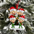 Personalised Family Christmas Xmas Tree Decoration Ornament - Elves Family