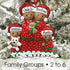 Personalised Family Christmas Xmas Tree Decoration Ornament - Pajama Family Ethnic