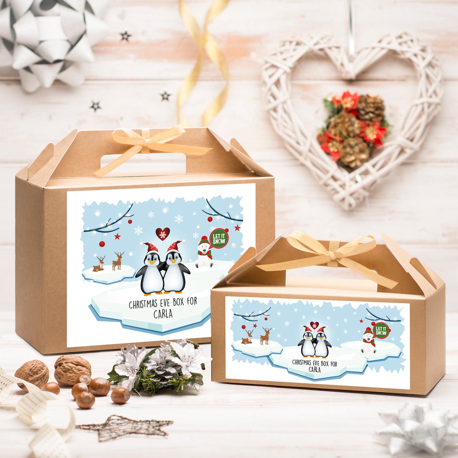 Personalised Christmas Eve Box - Penguin