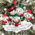 Personalised Family Christmas Xmas Tree Decoration Ornament - Snowman Family