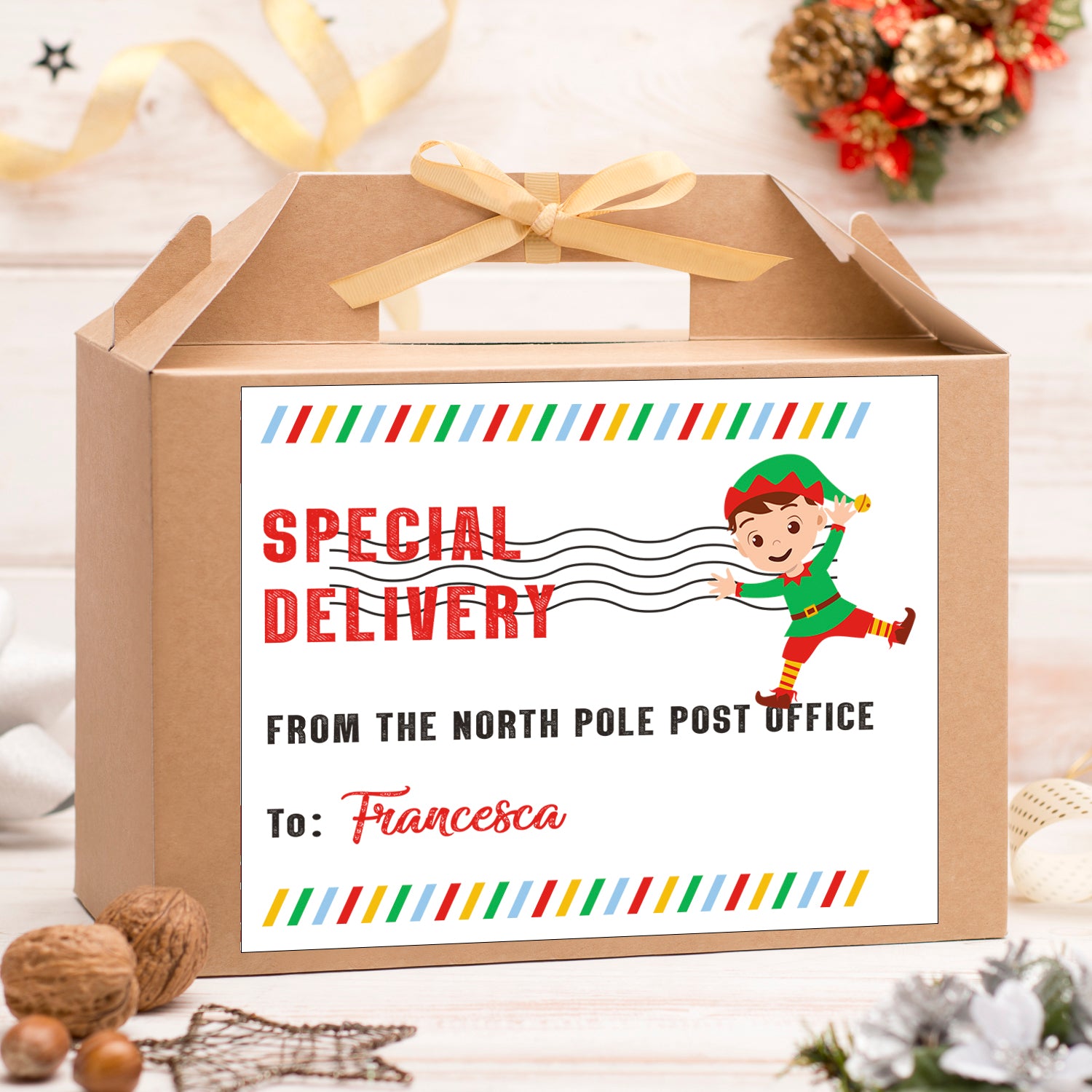 Personalised Christmas Eve Box - Special Delivery Elf