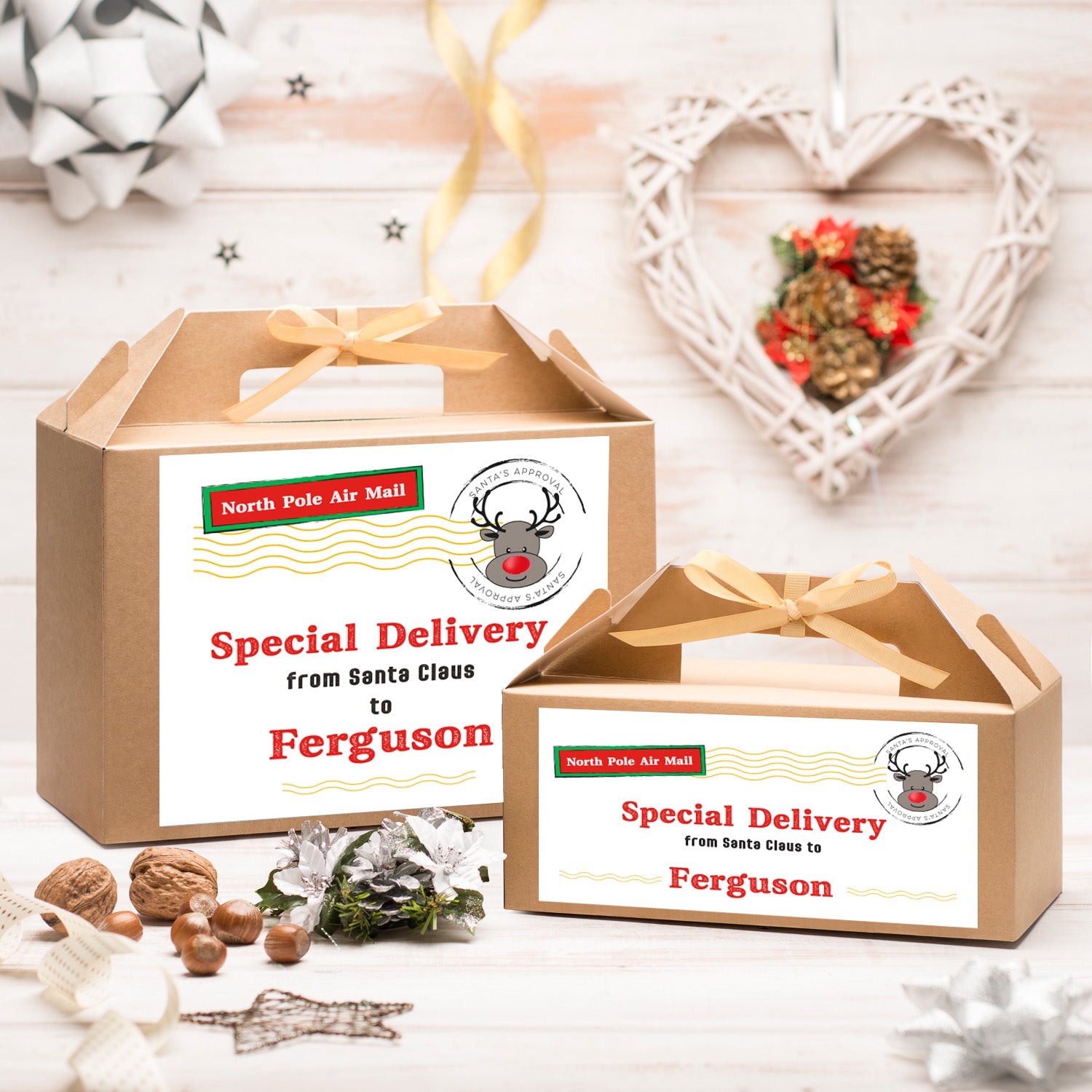 Personalised Christmas Eve Box - Special Delivery Reindeer